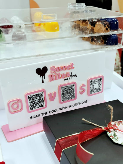 QR SIGN 8"× 5"