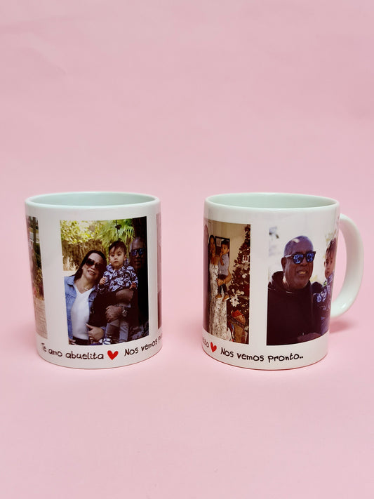 Taza con 4 Fotos