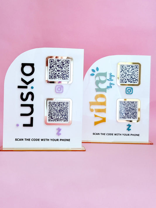 QR SIGN 10"× 7.5"
