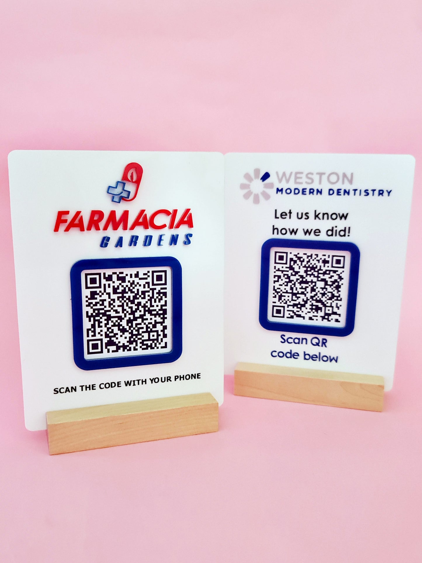 QR SIGN 6"x 5"