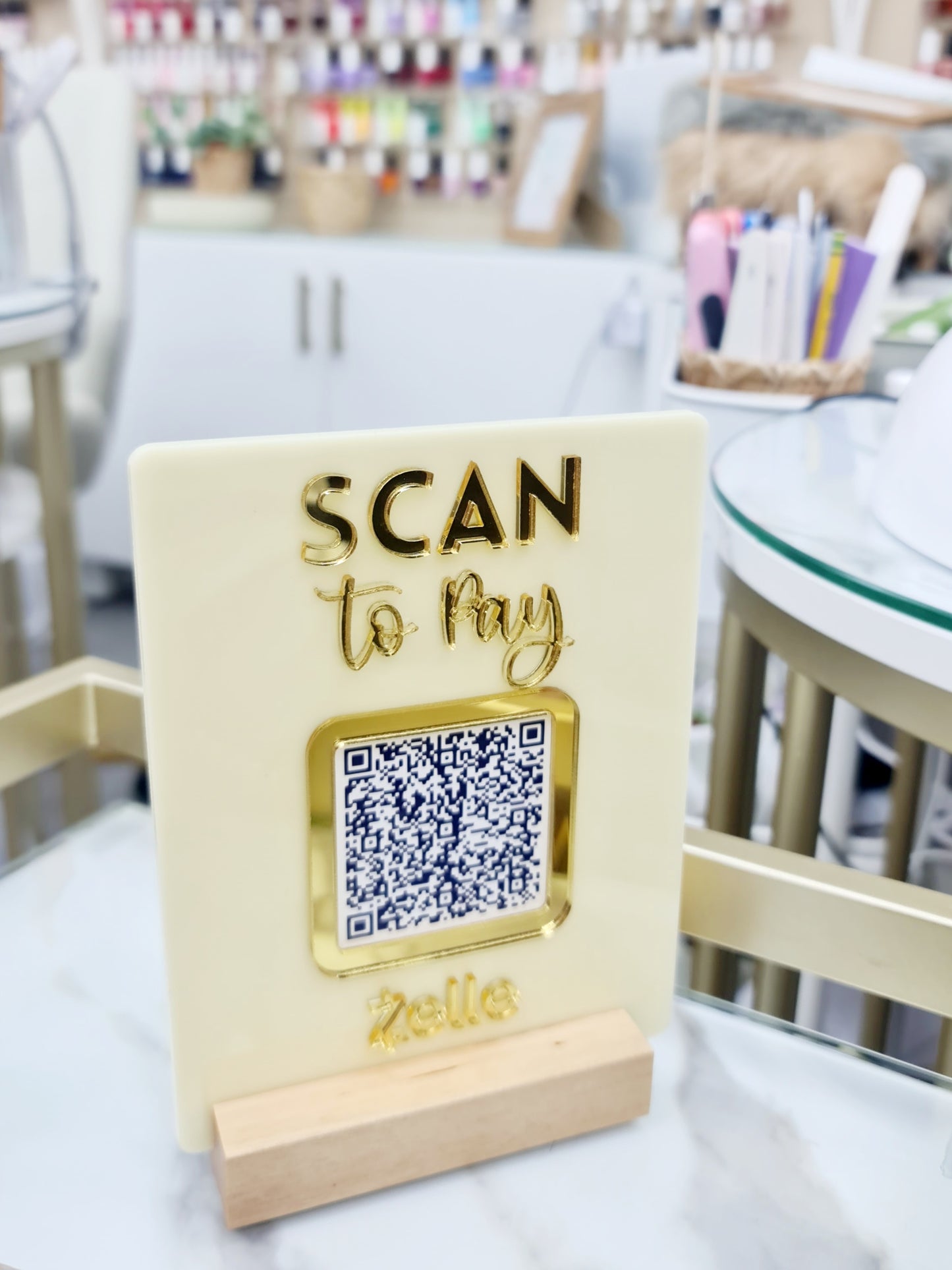 QR SIGN 6"x 5"