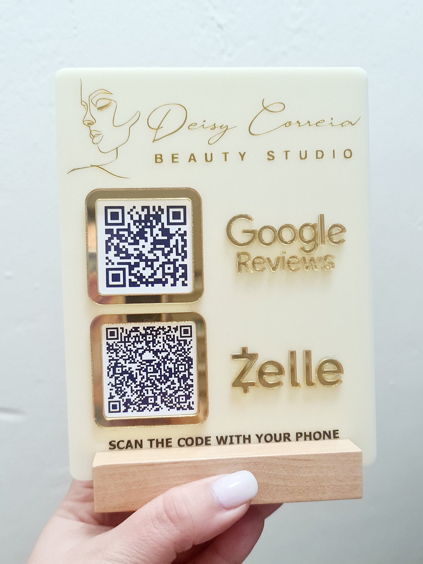 QR SIGN 6"x 5"