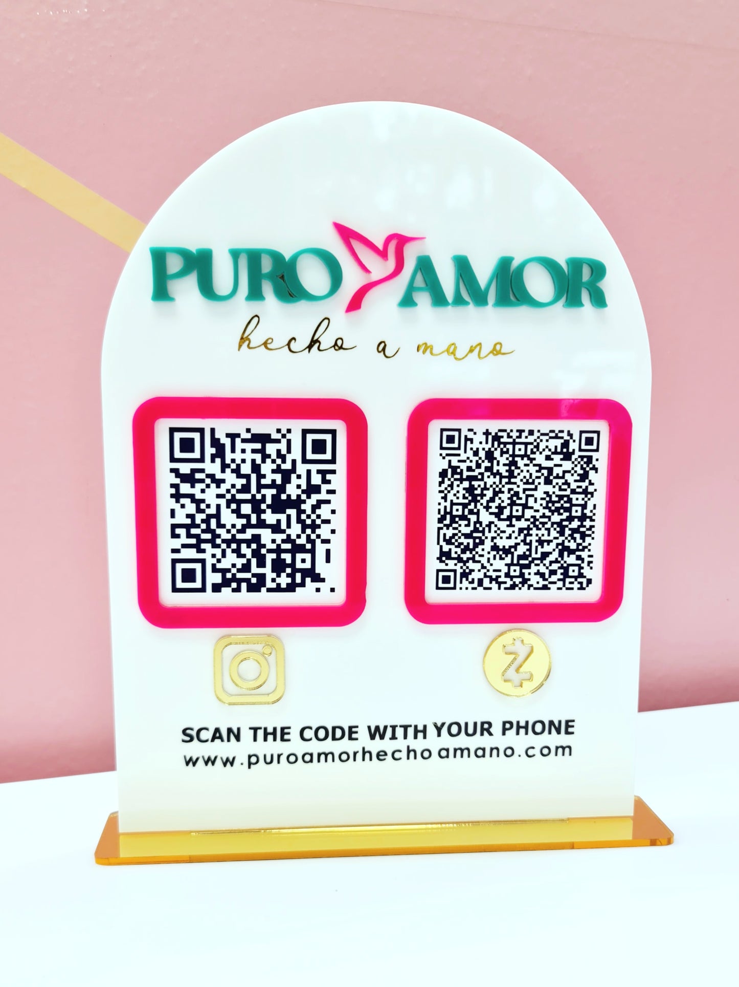 QR SIGN 10"× 7.5"