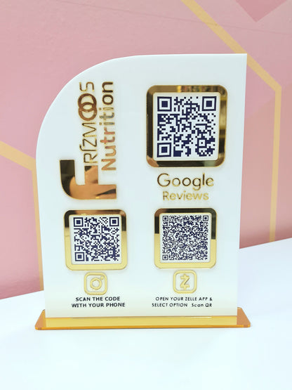 QR SIGN 10"× 7.5"