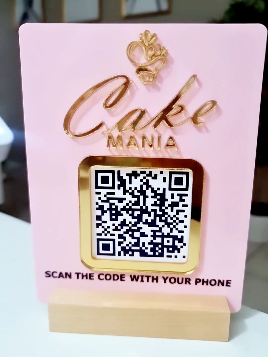 QR SIGN 6"x 5"